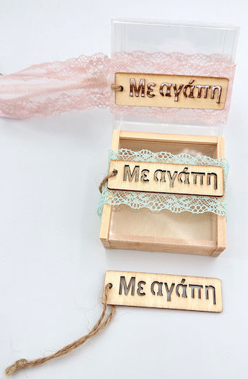 Riniotis Wood Decorative Element for Wedding Favors 20pcs (Μiscellaneous Designs/Colors)