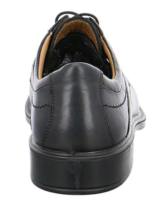 Leder Herren Freizeitschuhe Anatomisch Schwarz