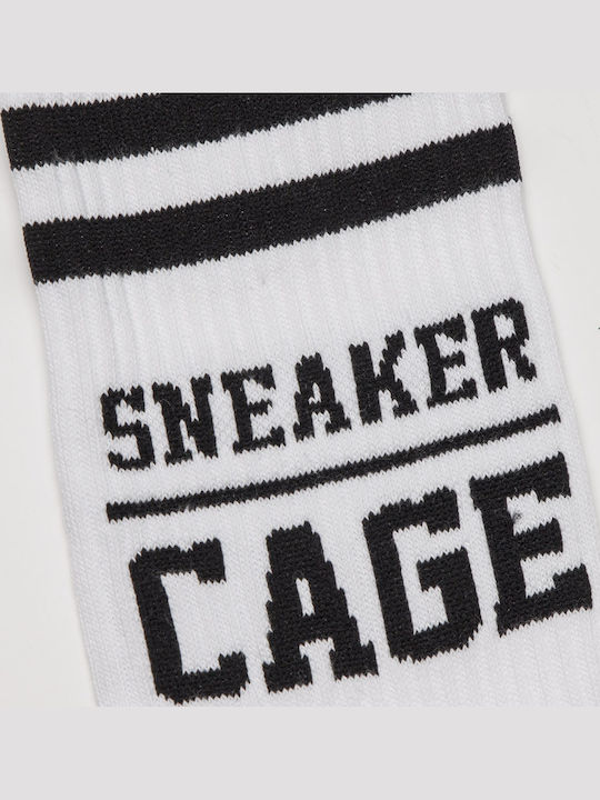 SneakerCage Herren Socken Weiß 1Pack