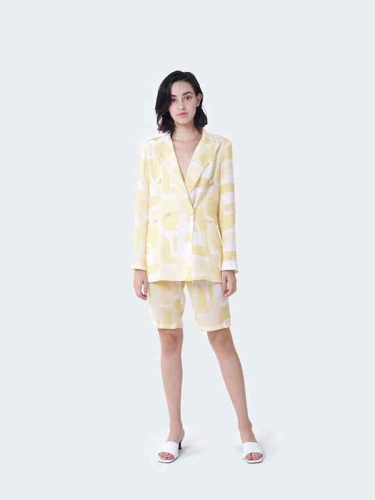 Glamorous Women's Blazer Yellow