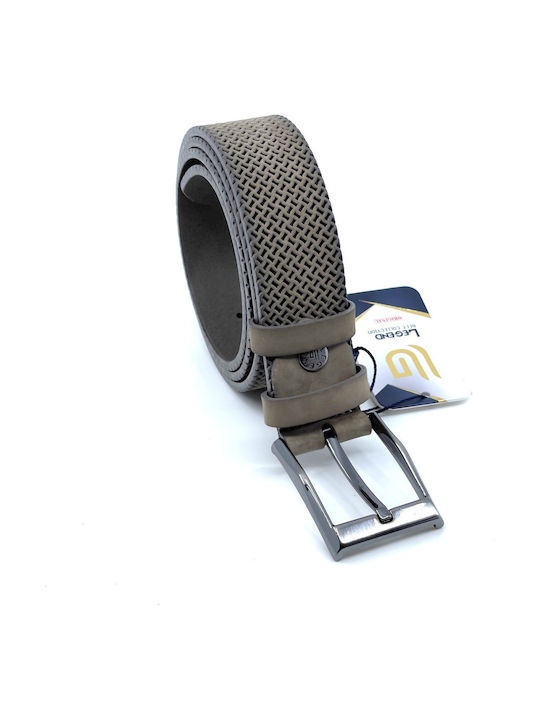 Herren Gürtel Leder Beige