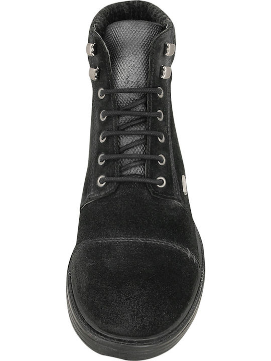 Wildleder Schwarz Stiefel
