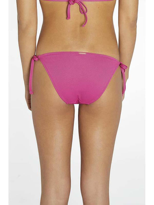 Ysabel Mora Bikini Slip with Ties Fuchsia