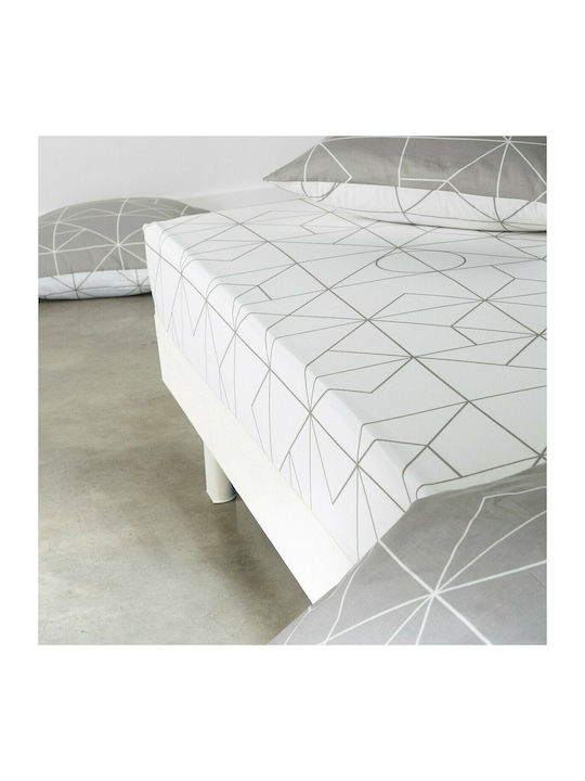 So'Home Σεντόνι Μονό με Λάστιχο 90x190+25εκ. Λευκό
