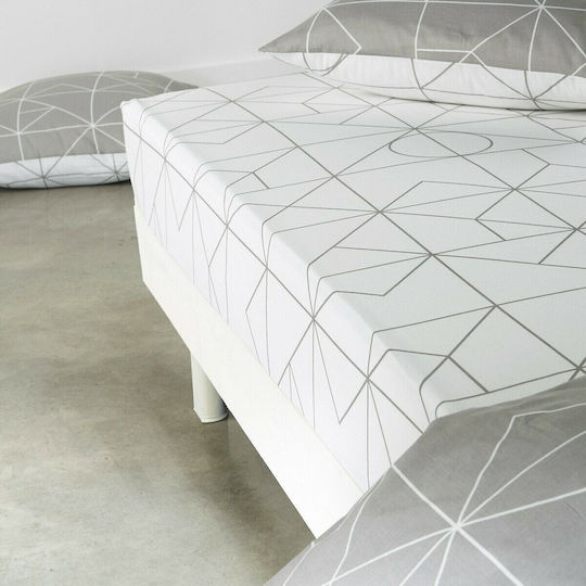So'Home Σεντόνι Μονό με Λάστιχο 90x190+25εκ. Λευκό