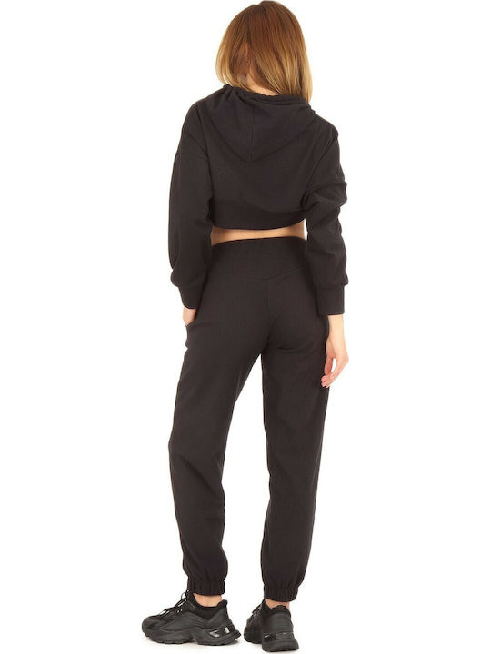 Sweatpants Set Black