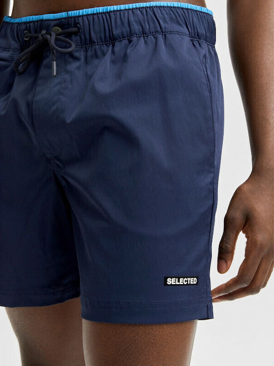 Selected Men's Swimwear Shorts Navy Blue