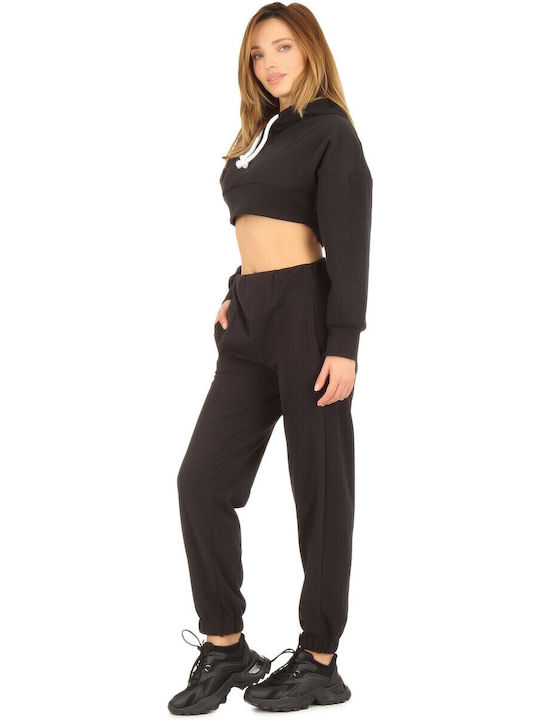 Sweatpants Set Black