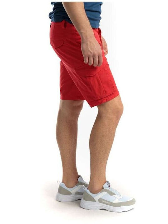 Devergo Men's Shorts Cargo Red