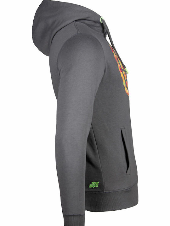 Sweatshirt with Hood Gray