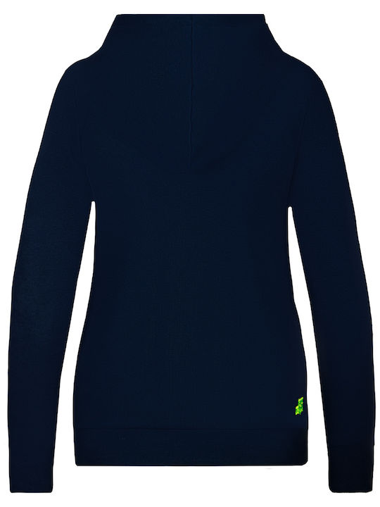 Women's Sweatshirt Hooded Navy Blue