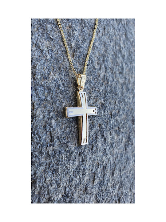 Papadopoulos Gold Men's Gold Cross 14K