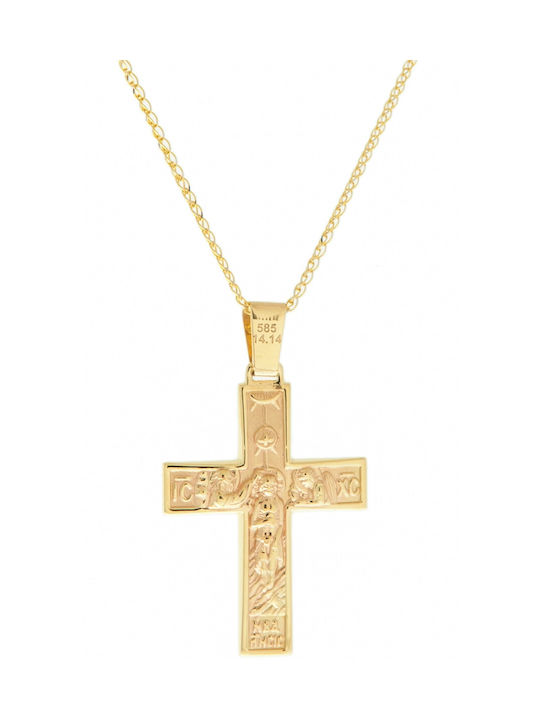 Papadopoulos Gold Men's Gold Cross 14K