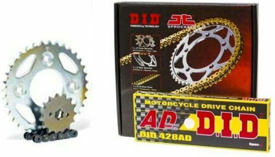 DID Kit lanț și pinion pentru Daytona Sprinter 125 pentru Triumph Daytona