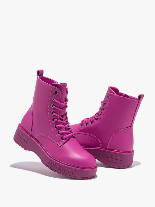 Women's Ankle Boots Fuchsia