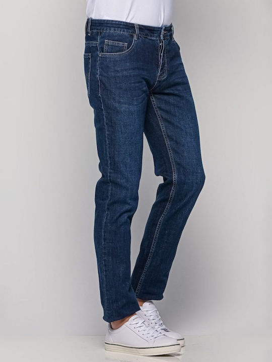 Pantaloni Jeans pentru Bărbați Albastru