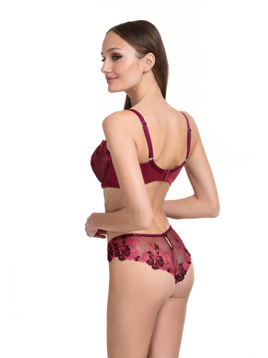 Miss Rosy Bra Burgundy