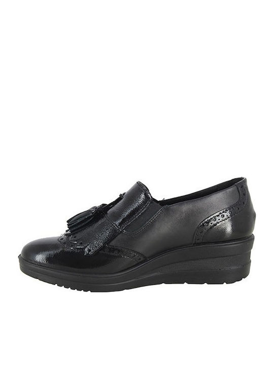Damen Mokassins in Schwarz Farbe