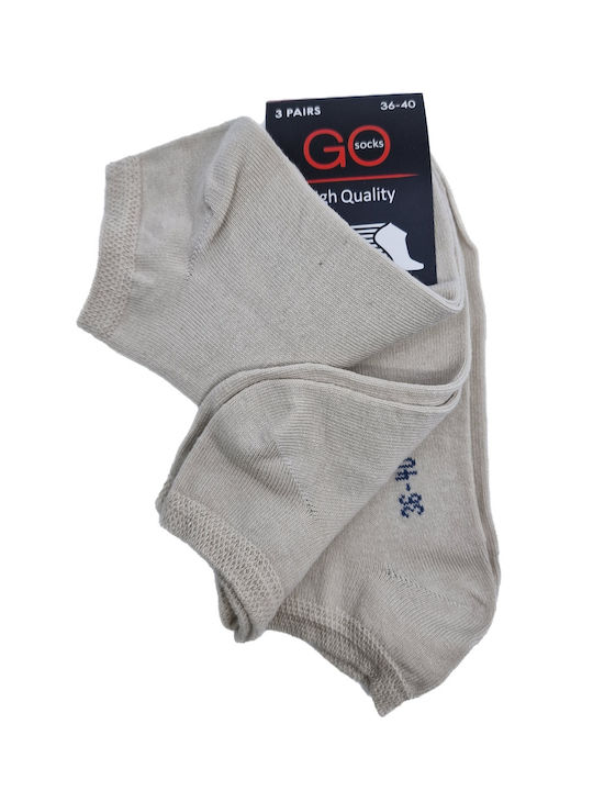 Sensi Damen Einfarbige Socken Mehrfarbig 3Pack