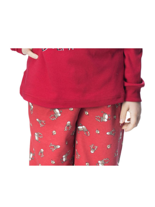Galaxy Детска пижама Зимна red