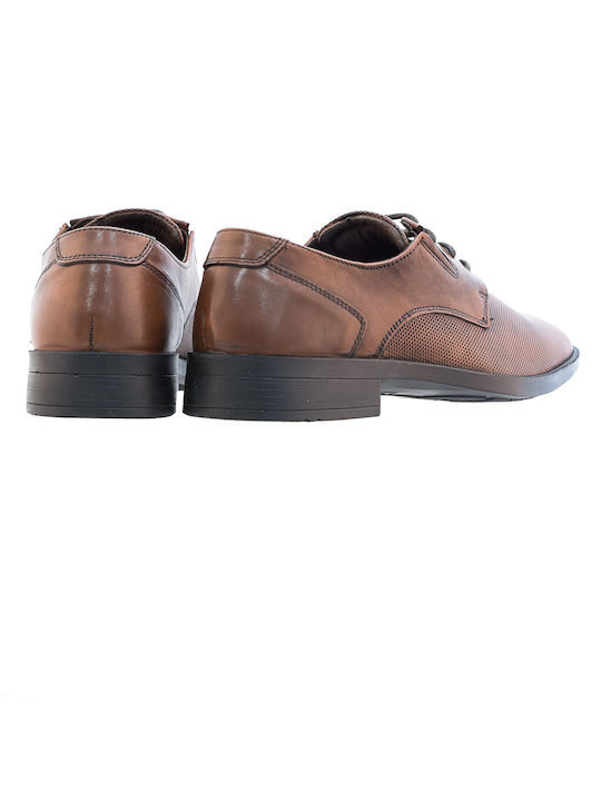 Imac Men's Leather Dress Shoes Brown