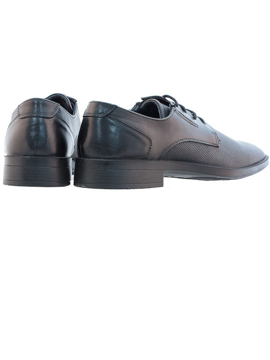 Imac Men's Leather Dress Shoes Black