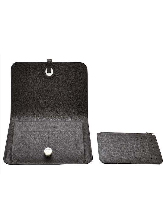 Large Leather Women's Wallet Classic Brown