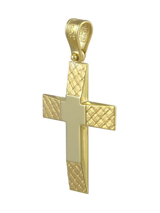 Men's Gold Cross 14K