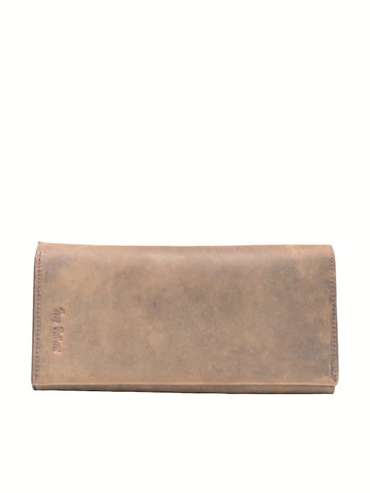 Leather Women's Wallet Classic Brown