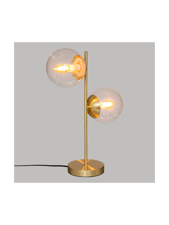 Atmosphera Διακοσμητικό Φωτιστικό Golden Balls E14 35x15x48εκ.