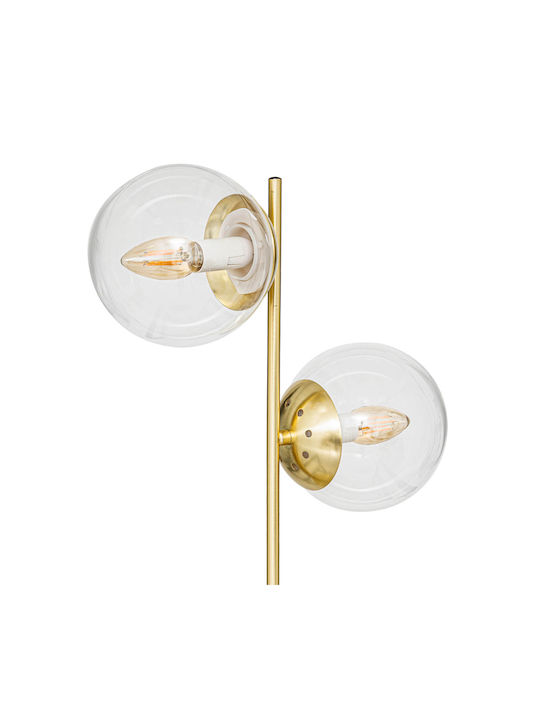Atmosphera Διακοσμητικό Φωτιστικό Golden Balls E14 35x15x48εκ.