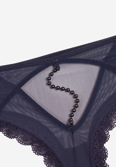 CottonHill Γυναικείο Sexy Slip Μπλε