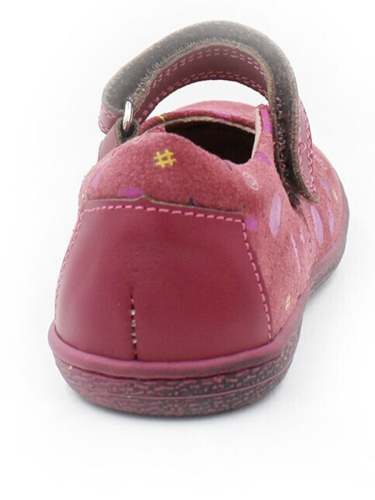 Arties Kids Ballerinas with Hoop & Loop Closure Burgundy