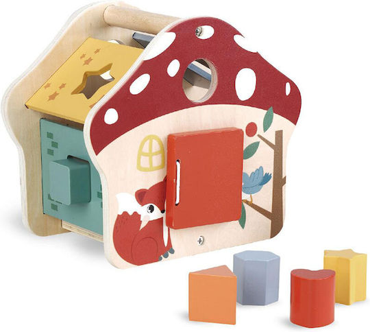 Luna Shape Sorting Toy made of Wood for 12++ Months