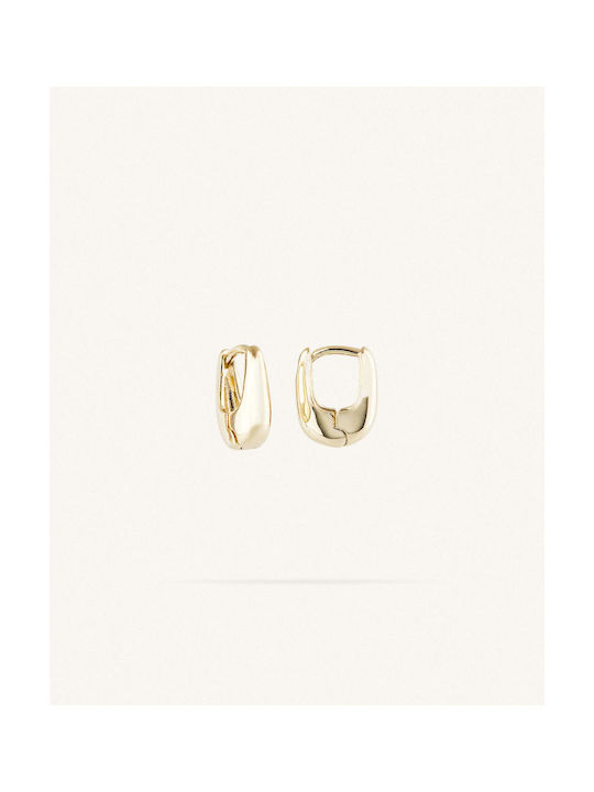 StanStefan Earrings Hoops made of Steel Gold Plated