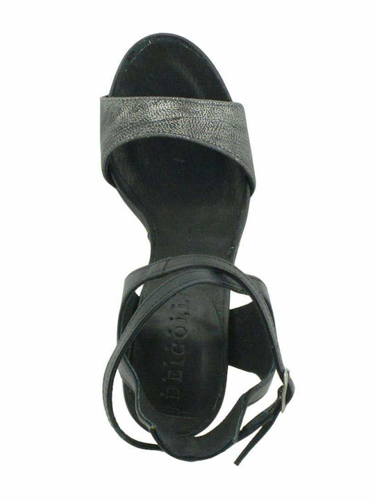 Leather Sandals Black