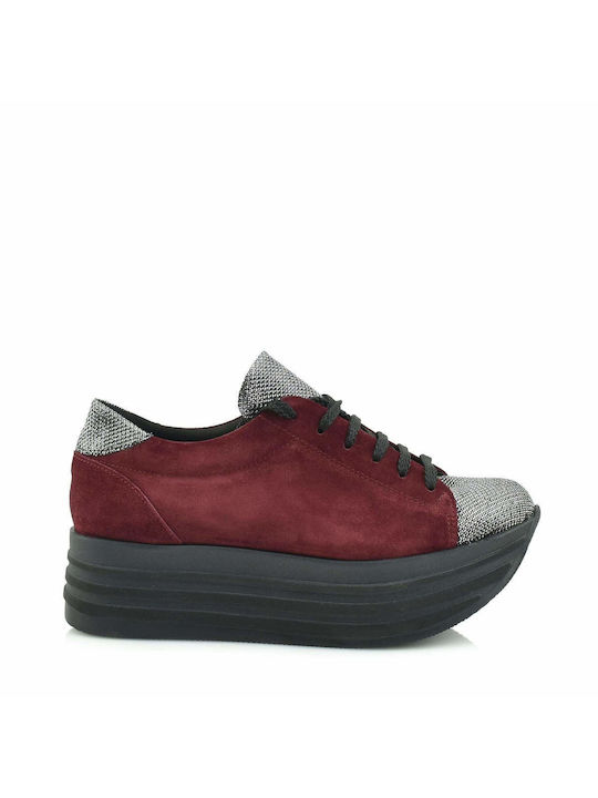 The Greeks O GR Sneakers Burgundy