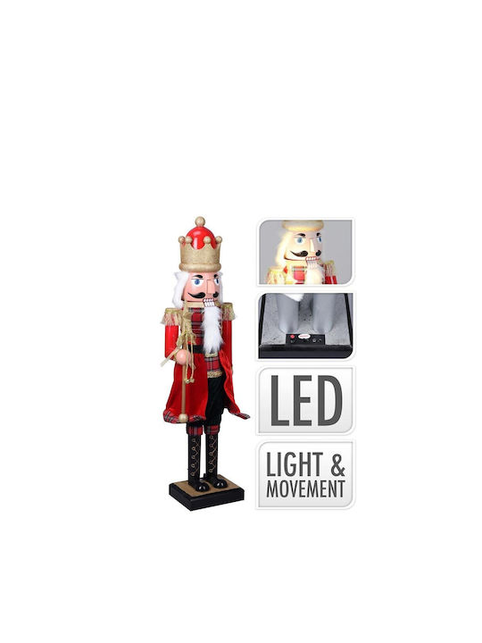 Plastic Christmas Nutcracker with Music