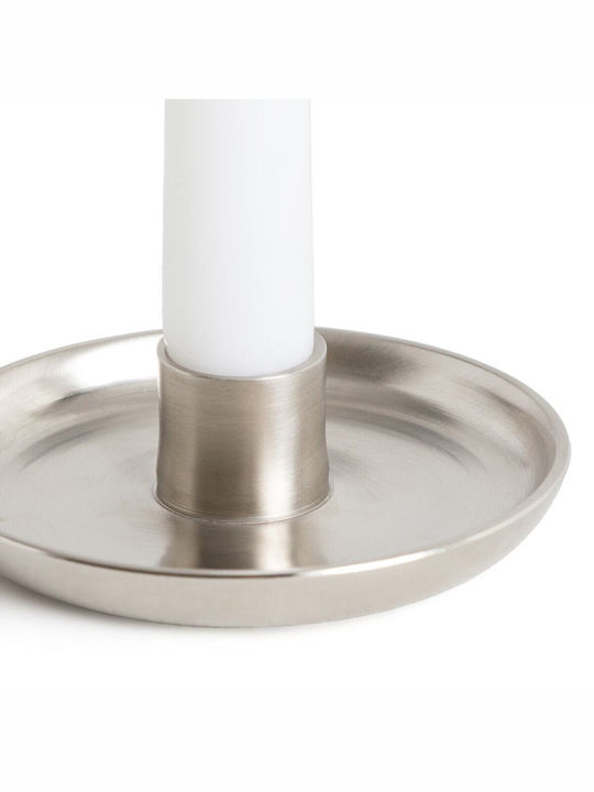 Am.Pm Christmas Silver Candlestick 10cm