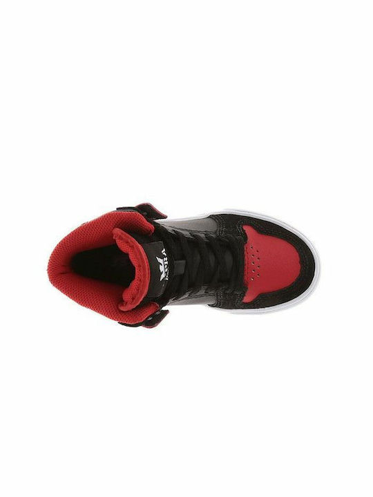 Supra Kids Leather Boots Red