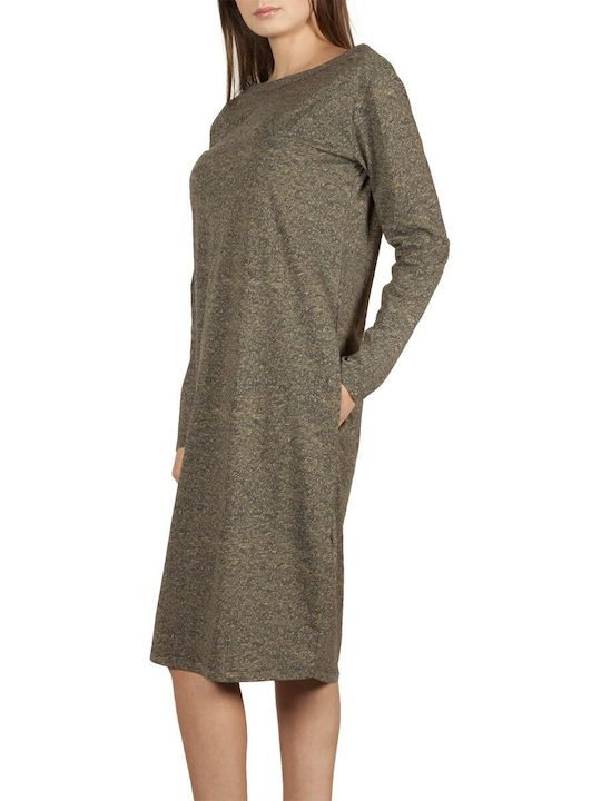 Midi Dress Khaki