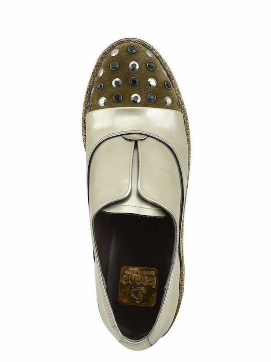 Дамски Slip-On Кожени Сиви