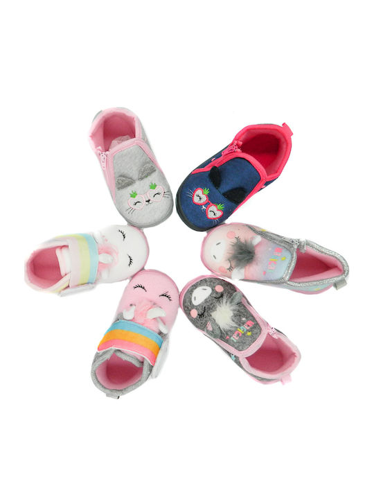 Kinderhausschuhe Stiefel Rosa