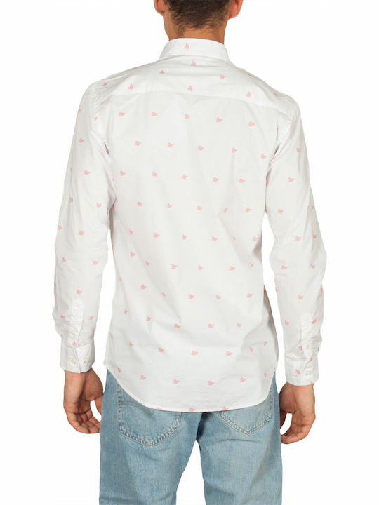 Minimum Men's Shirt Long Sleeve Cotton White