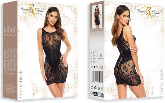 Beauty Night Babydoll Sexy Negru