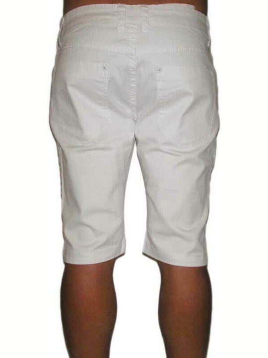 Paperinos Herrenshorts Jeans Weiß