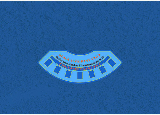 Pokeritems Τσόχα Υφασμάτινη Μπλε 295x155εκ.