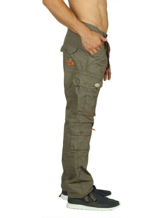 Ritchie Jeans Men's Trousers Cargo Khaki