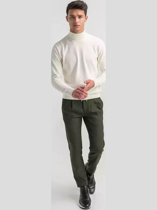 40 Long Sleeve Sweater White