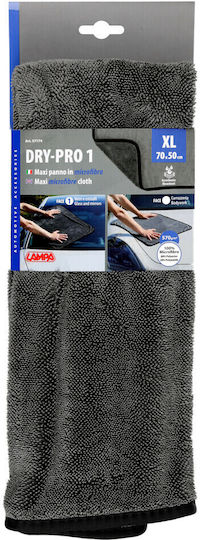 Lampa Cloth Microfiber Drying for Body Car Gray 70x50cm